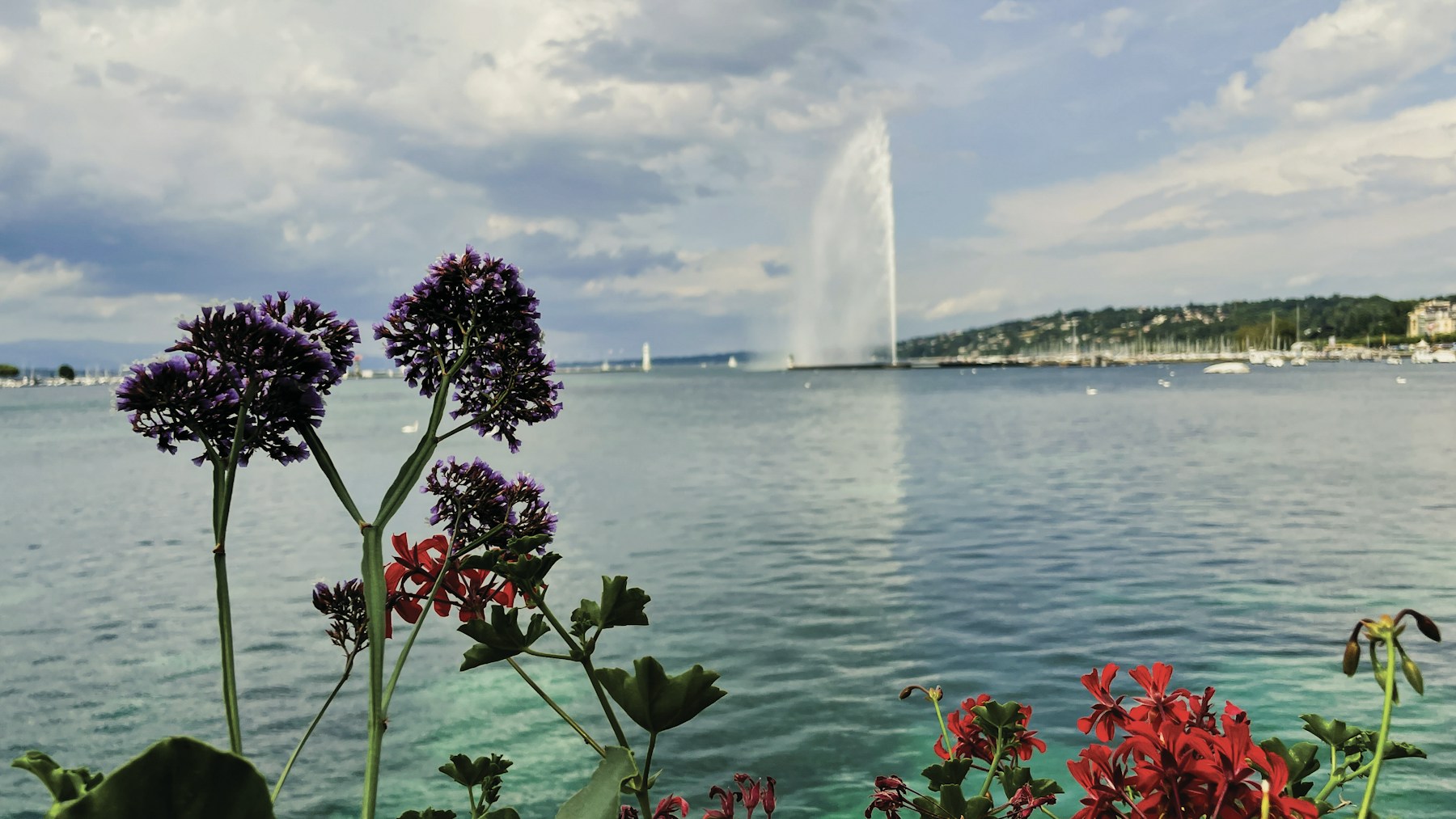 Lake Geneva and the Jet d’Eau